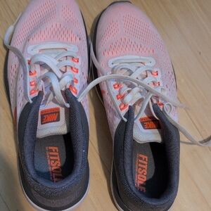 Nike Women's Running Shoes - Orange and White and Gray